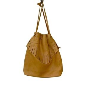 Handmade Leather Boho Hand Held Wristlet Bag